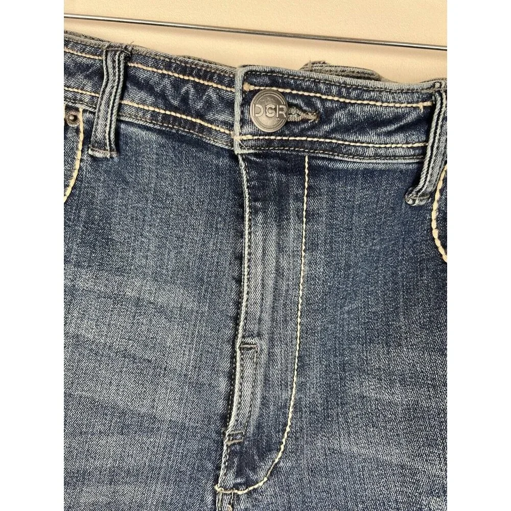 Decree Men’s 38X30 Flex Distressed Denim Jeans (28 Inch Inseam) - Picture 3 of 12